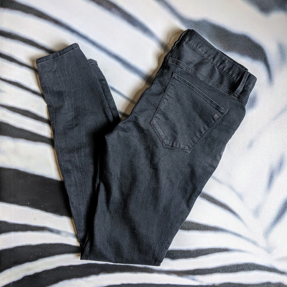 Madewell Black Denim Skinny Jeans